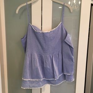 Blue Tahari tank top